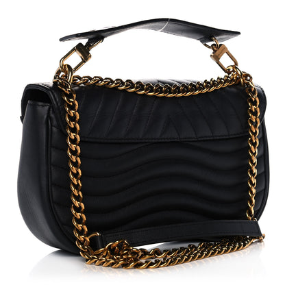Louis Vuitton Calfskin New Wave Chain MM Black 3 of 14