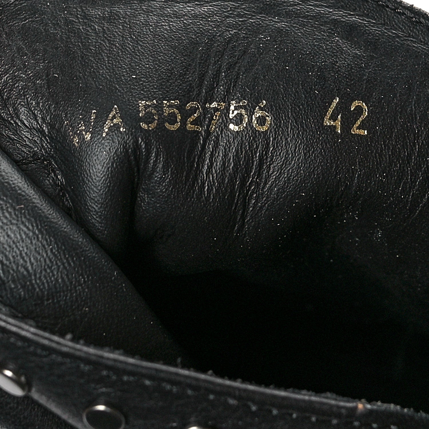 Saint Laurent Leather Dakota 50 Stud Bootie 42 Black 7 of 9