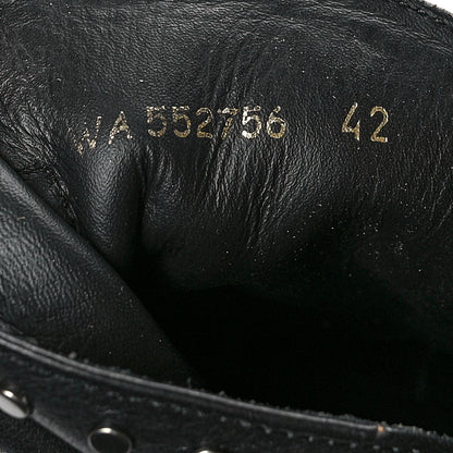 Saint Laurent Leather Dakota 50 Stud Bootie 42 Black 7 of 9