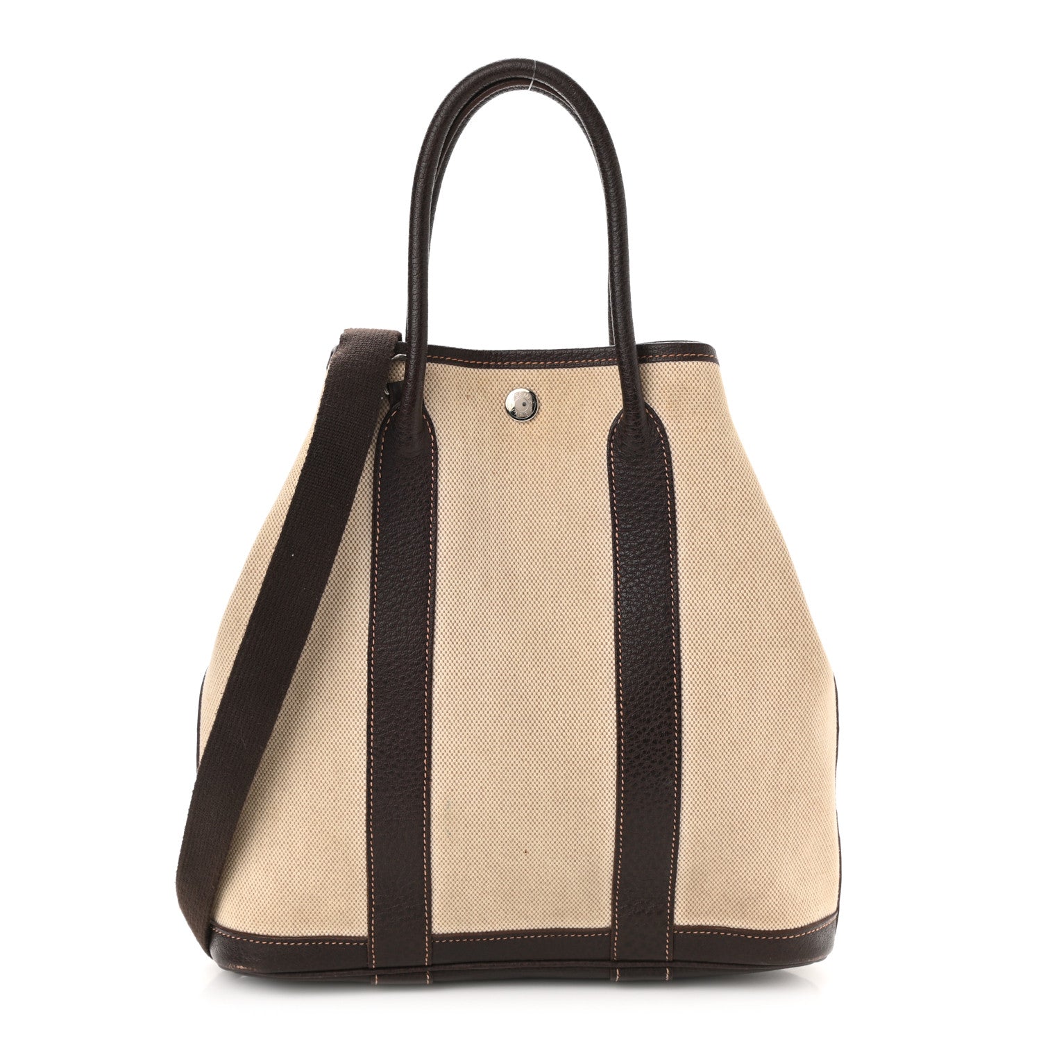 Hermes Buffle Skipper Toile Garden Party Vertical Tote Ebene 1 of 9