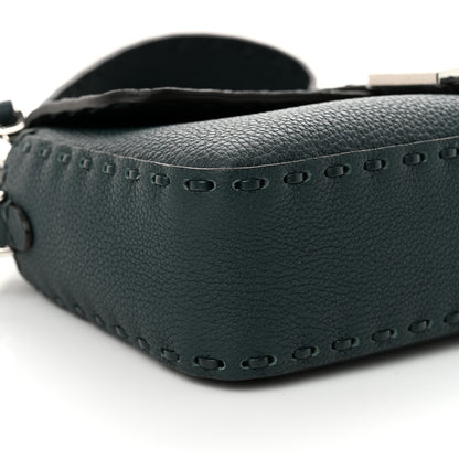 Fendi Cuoio Roma Sellerissima Nappa Sintetica Tape Stitch Baguette Amazzonia 8 of 9