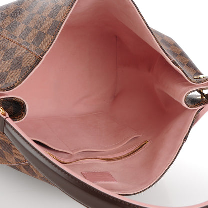 Louis Vuitton Damier Ebene Caissa Hobo Rose Ballerine 5 of 7