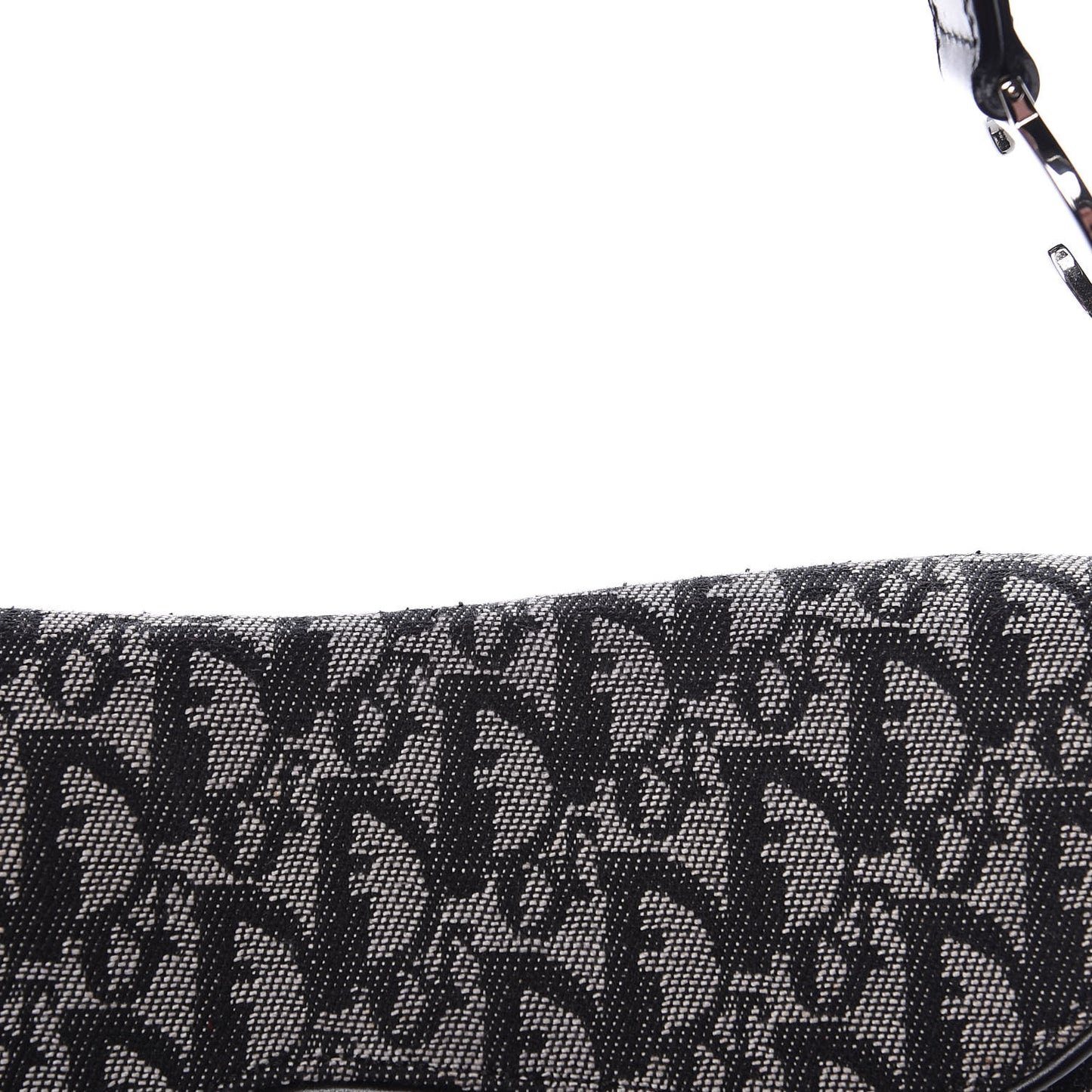 Monogram Saddle Bag Black