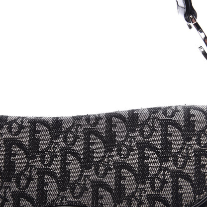 Christian Dior Monogram Saddle Bag Black 10 of 20