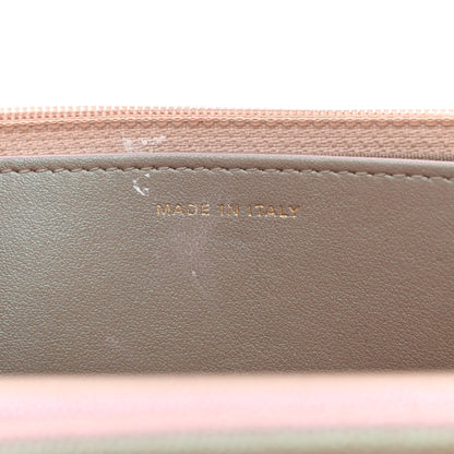 Chanel Iridescent Caviar Quilted Wallet On Chain WOC Beige 7 of 15