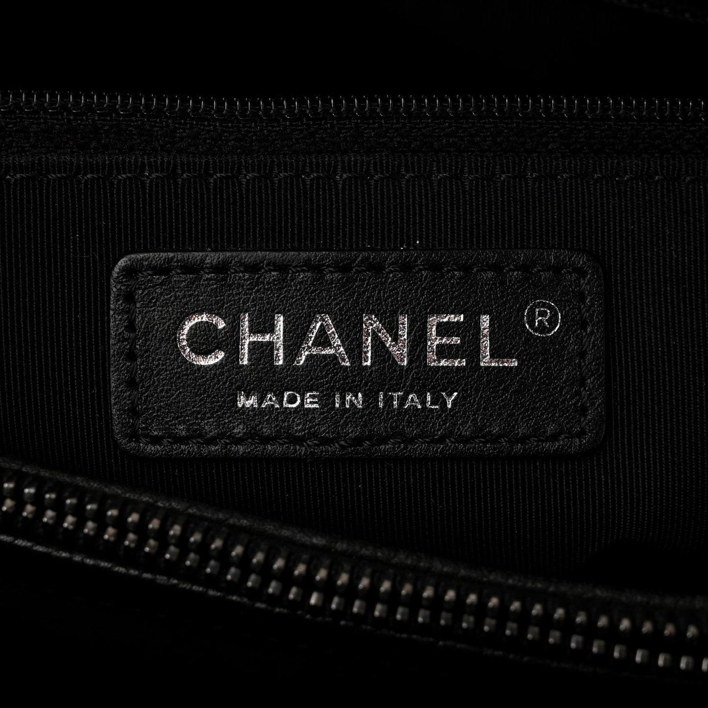 Caviar Quilted Large Casual Pocket Tote Black