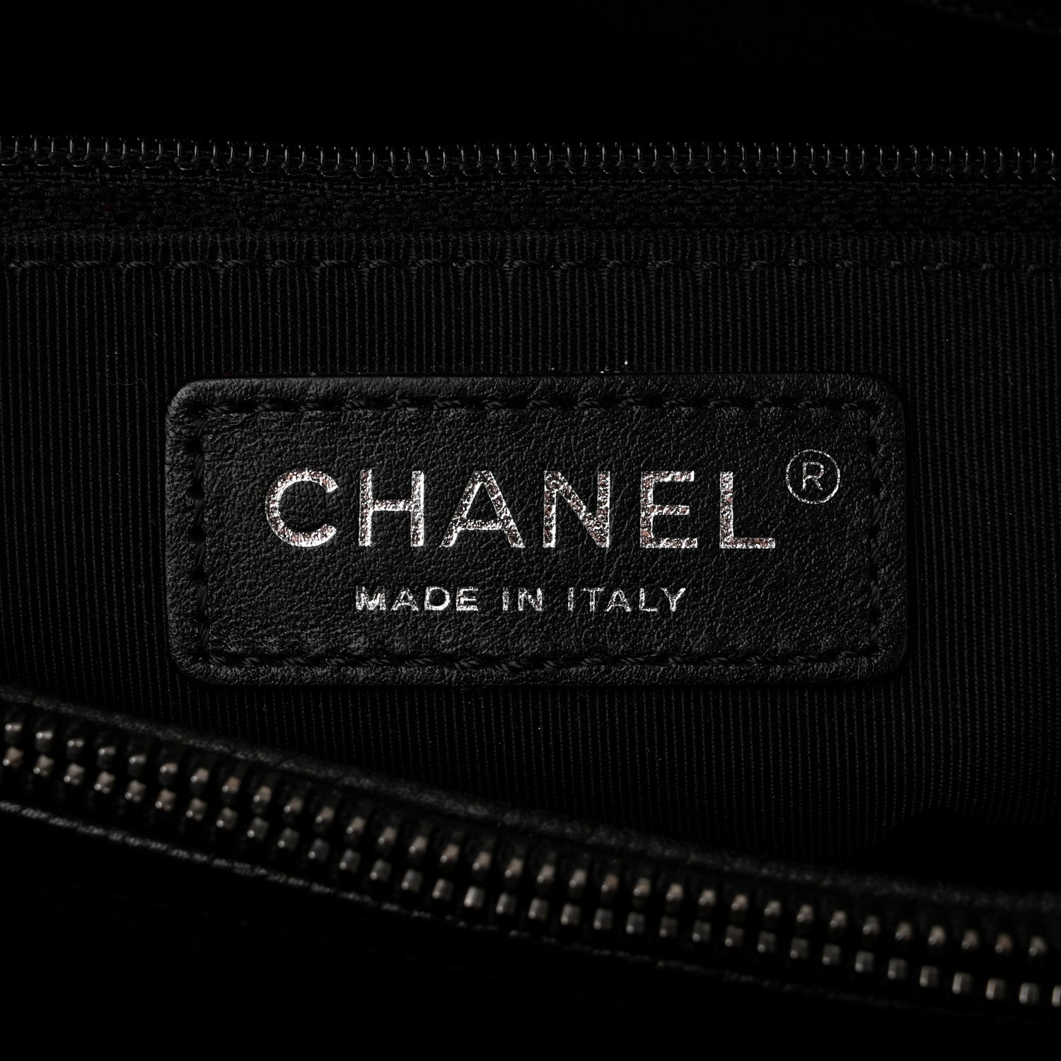 Chanel Caviar Quilted Large Casual Pocket Tote Black 6 of 11