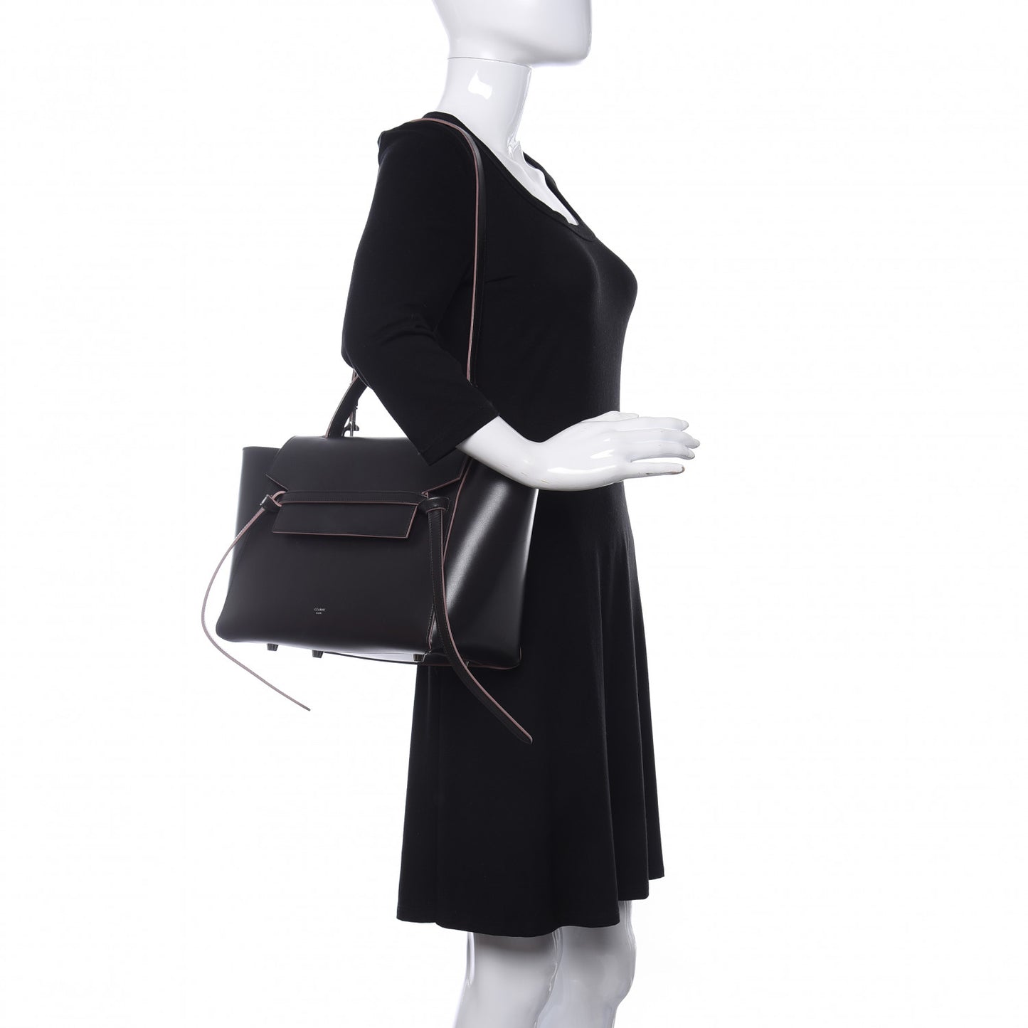 Palmelato Calfskin Mini Belt Bag Espresso