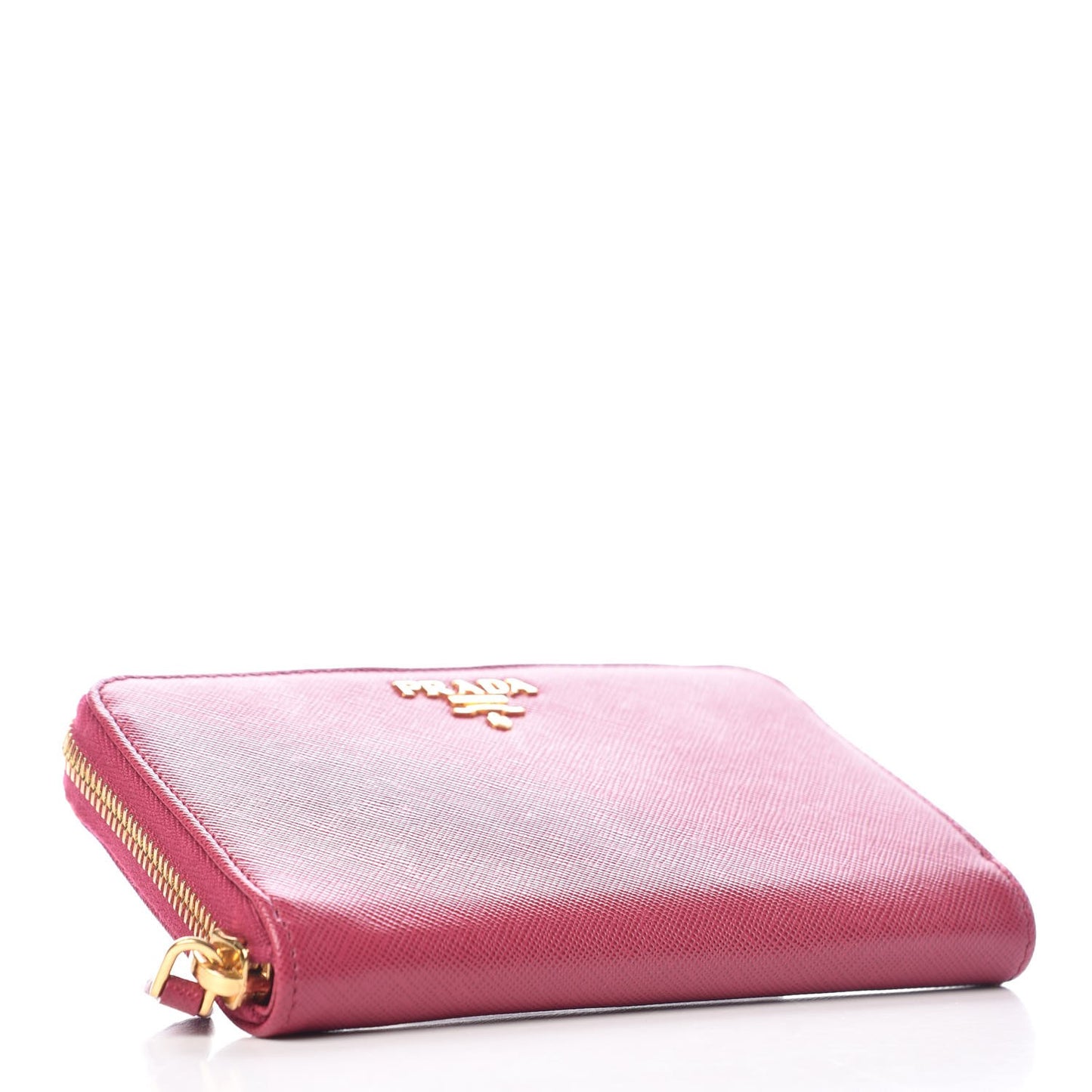 Saffiano Metal Zip Around Wallet Ibisco
