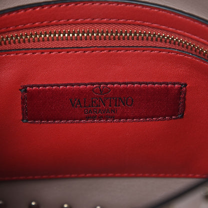 Valentino Garavani Lambskin Medium Rockstud Spike Shoulder Bag Poudre 6 of 6