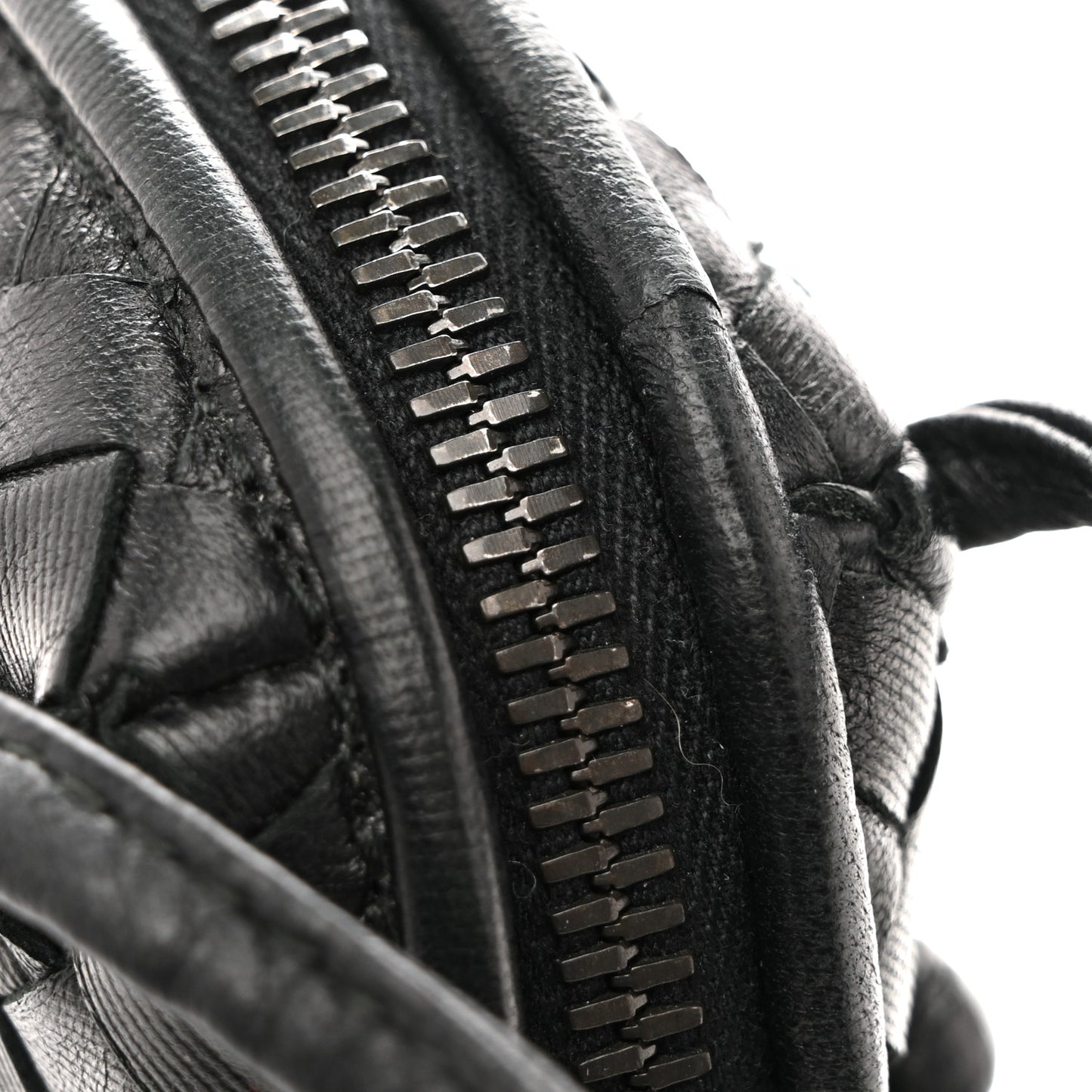 Nappa Intrecciato Nodini Bag Black