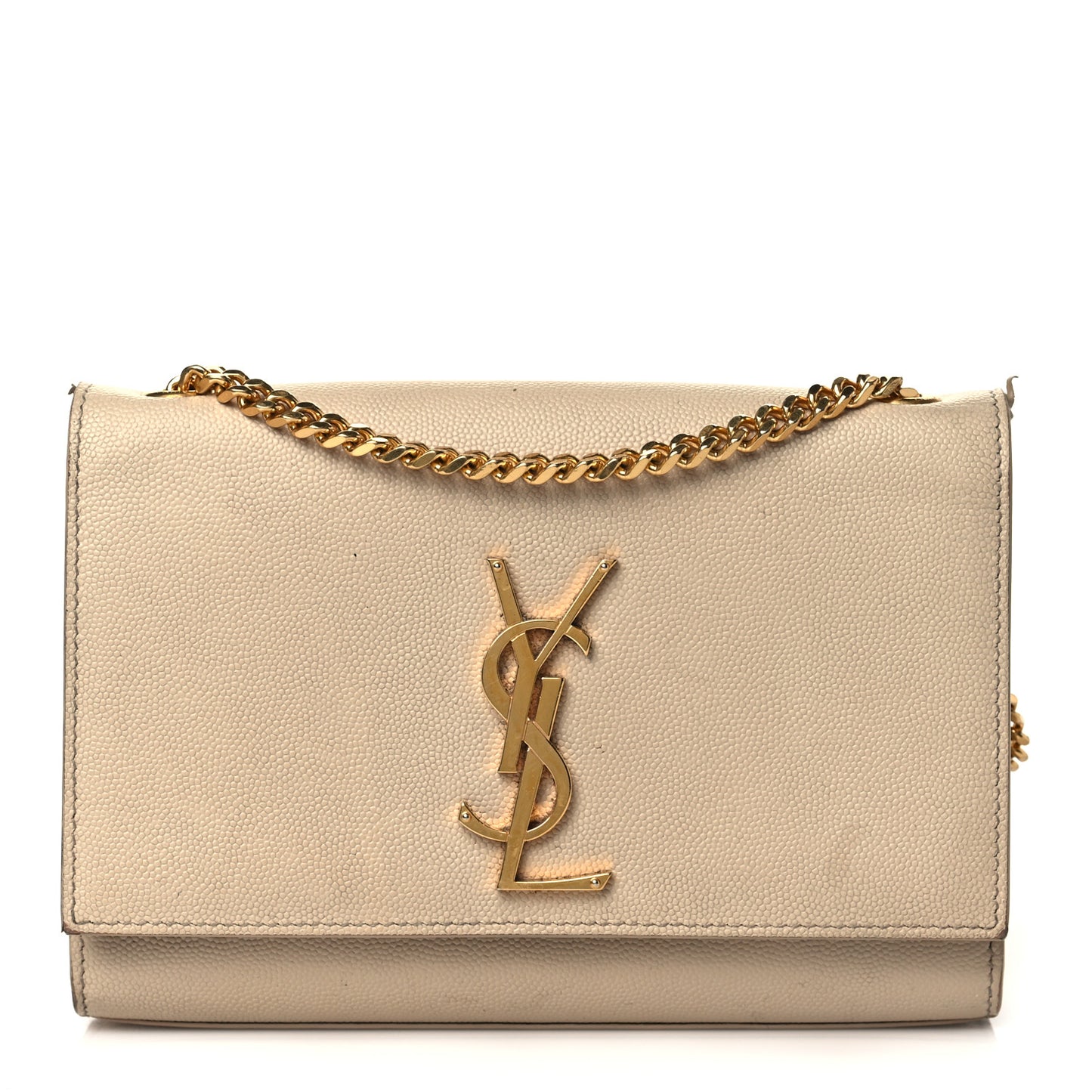 Grain De Poudre Small Monogram Kate Satchel Nude Powder