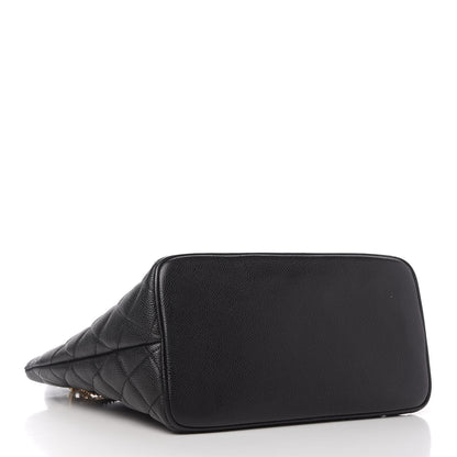 Chanel Caviar Quilted Medallion Tote Black 4 of 11