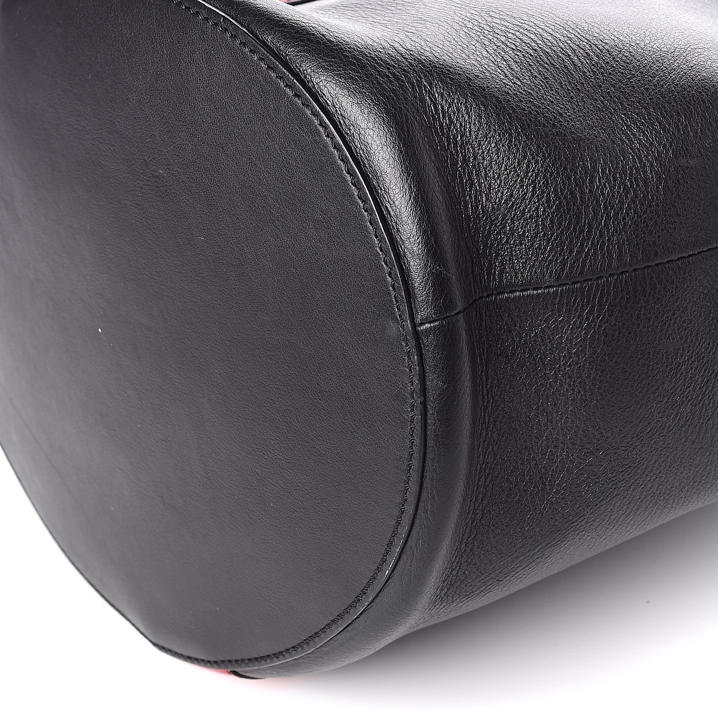 Calfskin Butterfly Bag Black Red