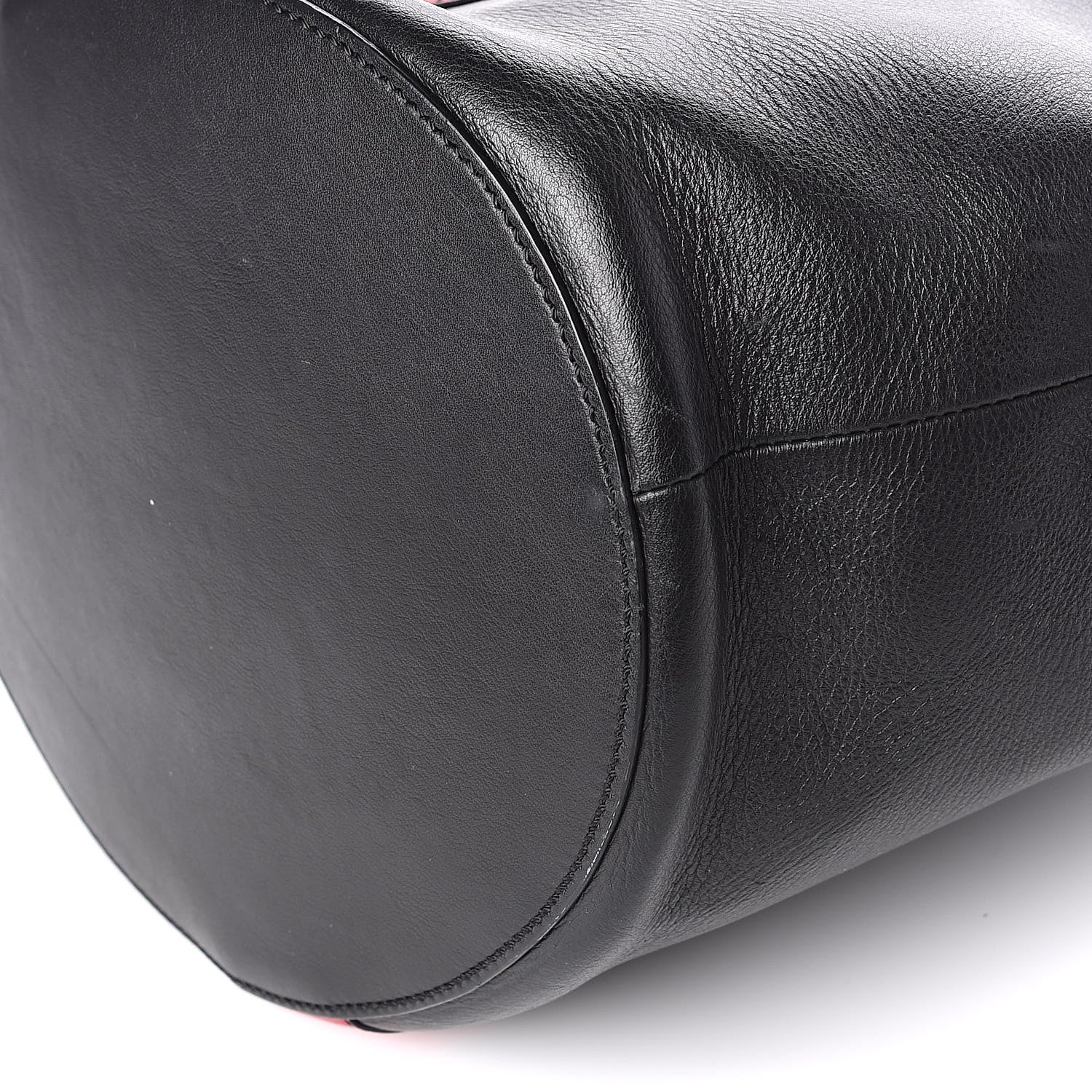Alexander McQueen Calfskin Butterfly Bag Black Red 9 of 10