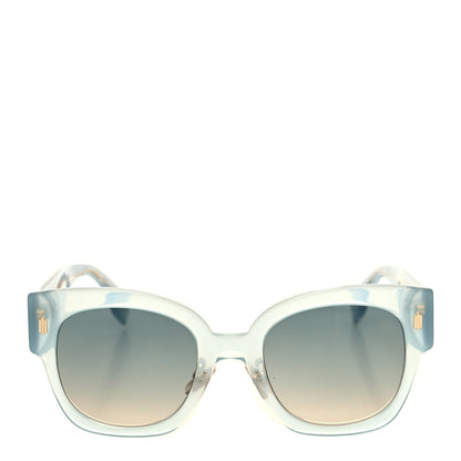 Fendi Acetate Fendi Square Sunglasses FF 0458/G/S Light Blue 2 of 7