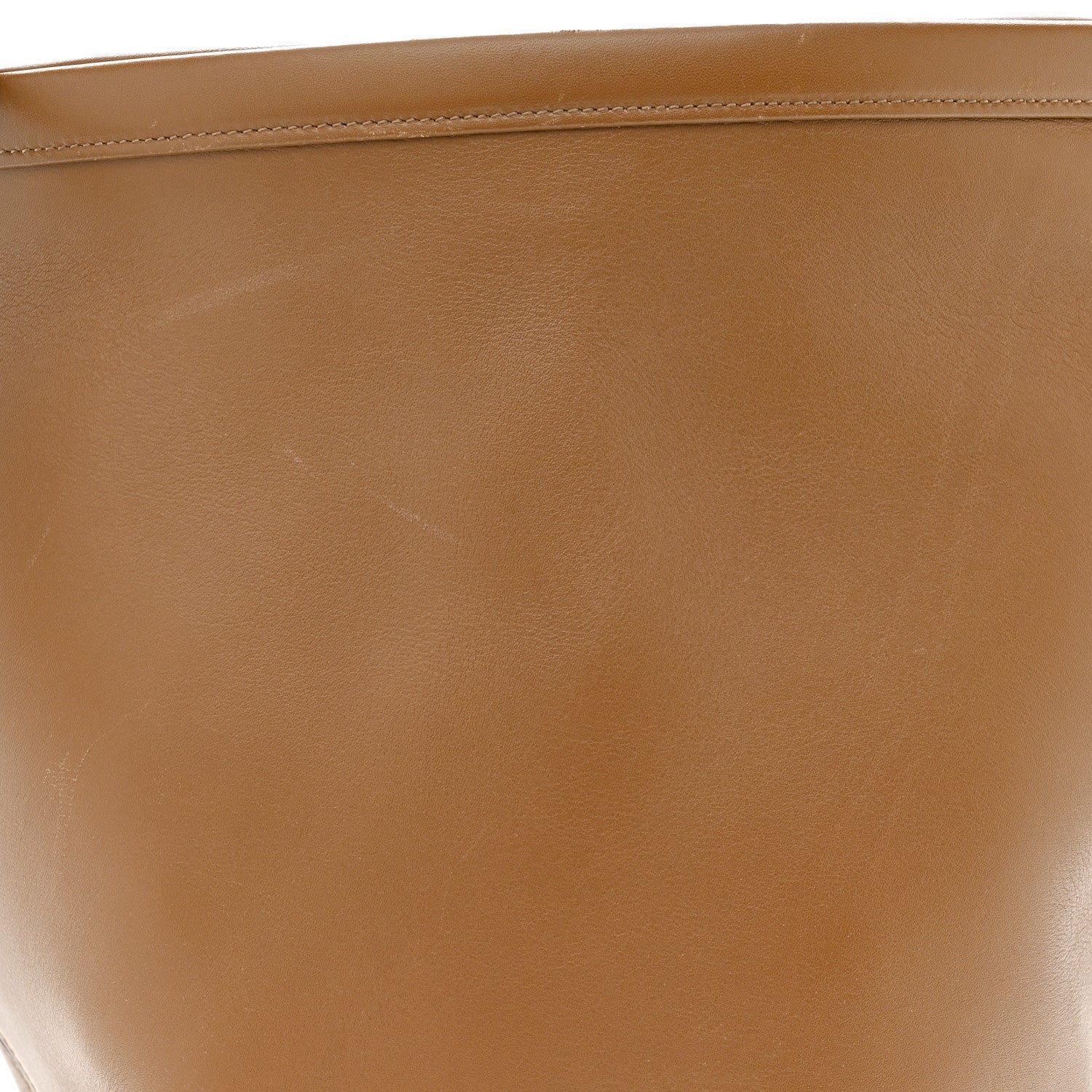 Celine Smooth Calfskin Clasp Bucket Bag Brown 8 of 14