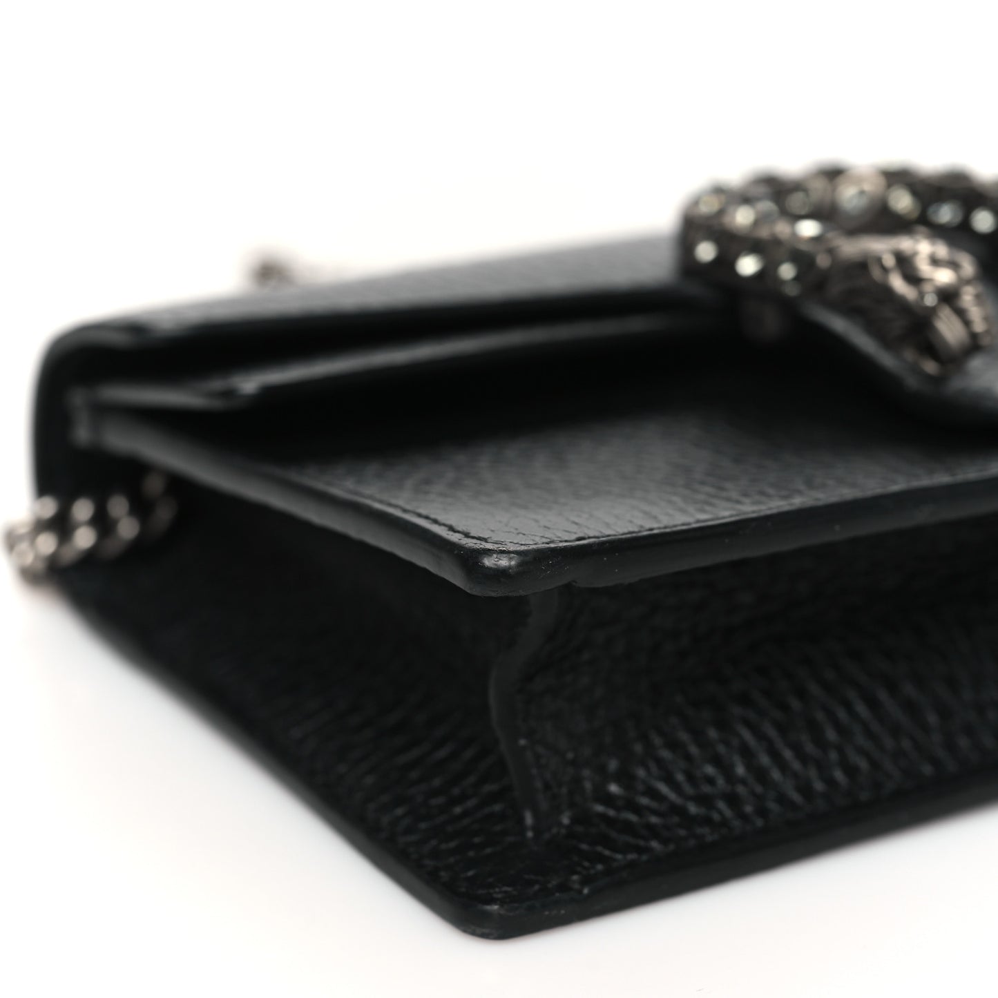 Calfskin Super Mini Dionysus Shoulder Bag Black