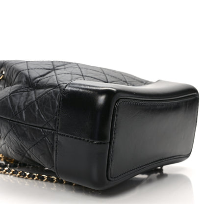 Chanel Aged Calfskin Quilted Small Gabrielle Backpack Black 9 of 11