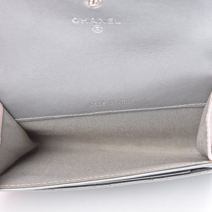 Chanel Metallic Calfskin Quilted Palette Card Holder Silver 11 of 18