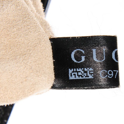 Gucci Pebbled Calfskin Small 1973 Chain Shoulder Bag Black 8 of 9