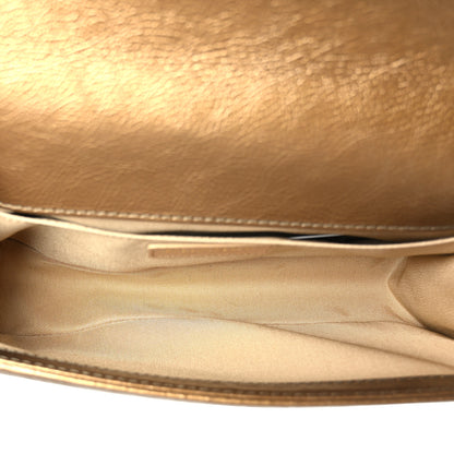 Chanel Metallic Crumpled Calfskin Quilted Medium Boy Flap Bronze 4 of 8