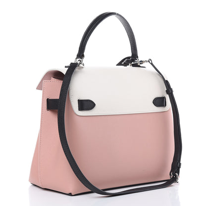 Louis Vuitton Soft Calfskin Lockme Ever Rose Ballet White Maito Black 3 of 10