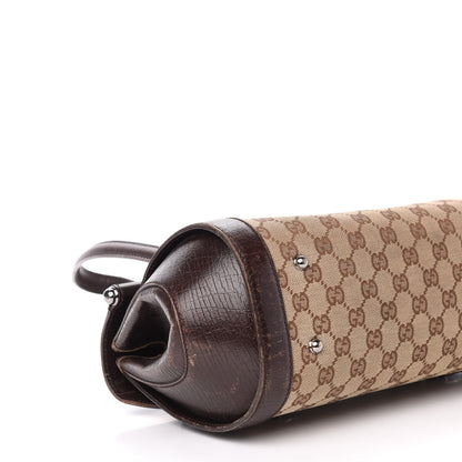 Gucci Monogram Bamboo Bullet Bag Dark Brown 9 of 13