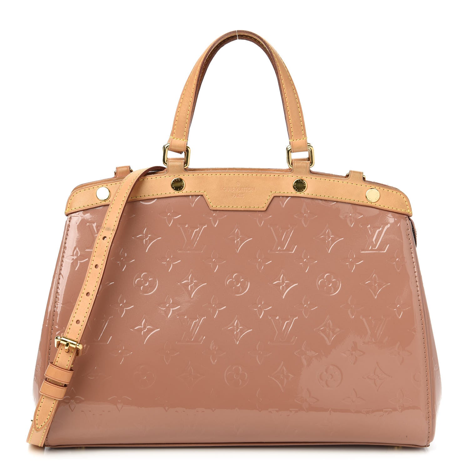 Louis Vuitton Vernis Brea MM Rose Velours 1 of 9