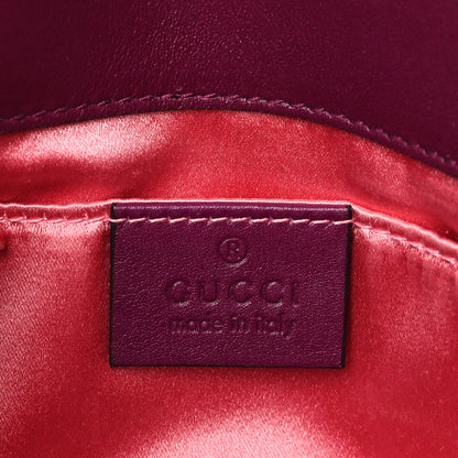 Gucci Velvet Matelasse Mini GG Marmont Shoulder Bag Fuchsia Violet Cyclamen 6 of 10