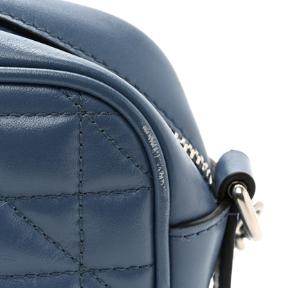 Gucci Calfskin Matelasse Aria Mini GG Marmont Chain Shoulder Bag Clear Blue 10 of 15