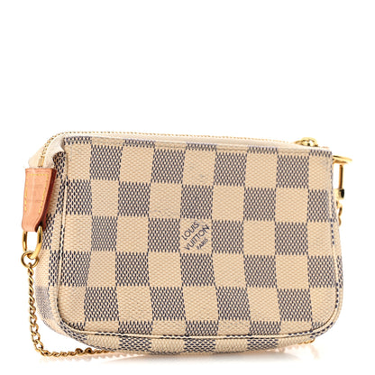 Louis Vuitton Damier Azur Mini Pochette Accessories 3 of 8