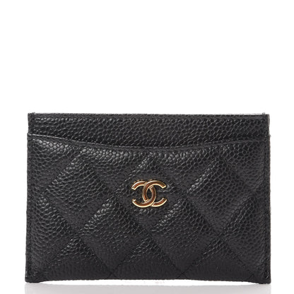 Chanel Caviar Quilted Card Holder Black 1 of 9