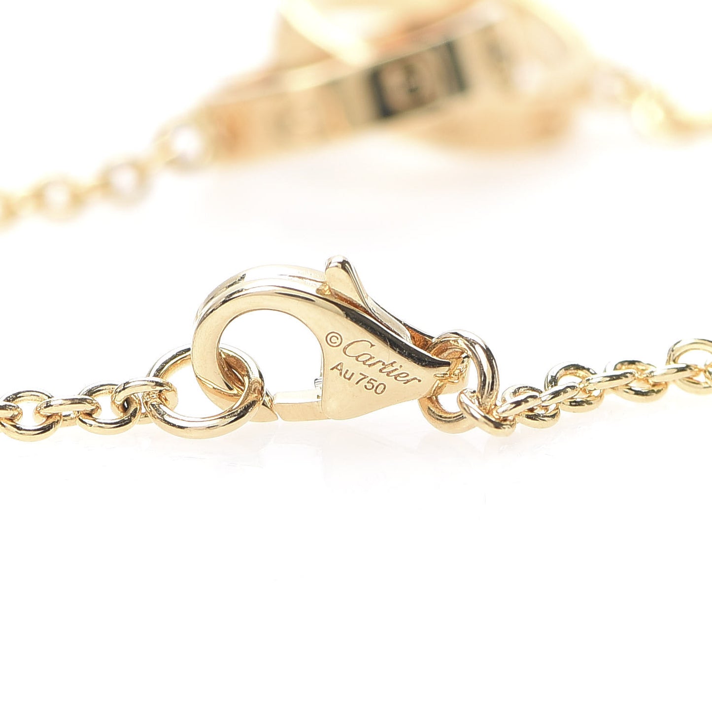 18K Yellow Gold Interlocking LOVE Bracelet
