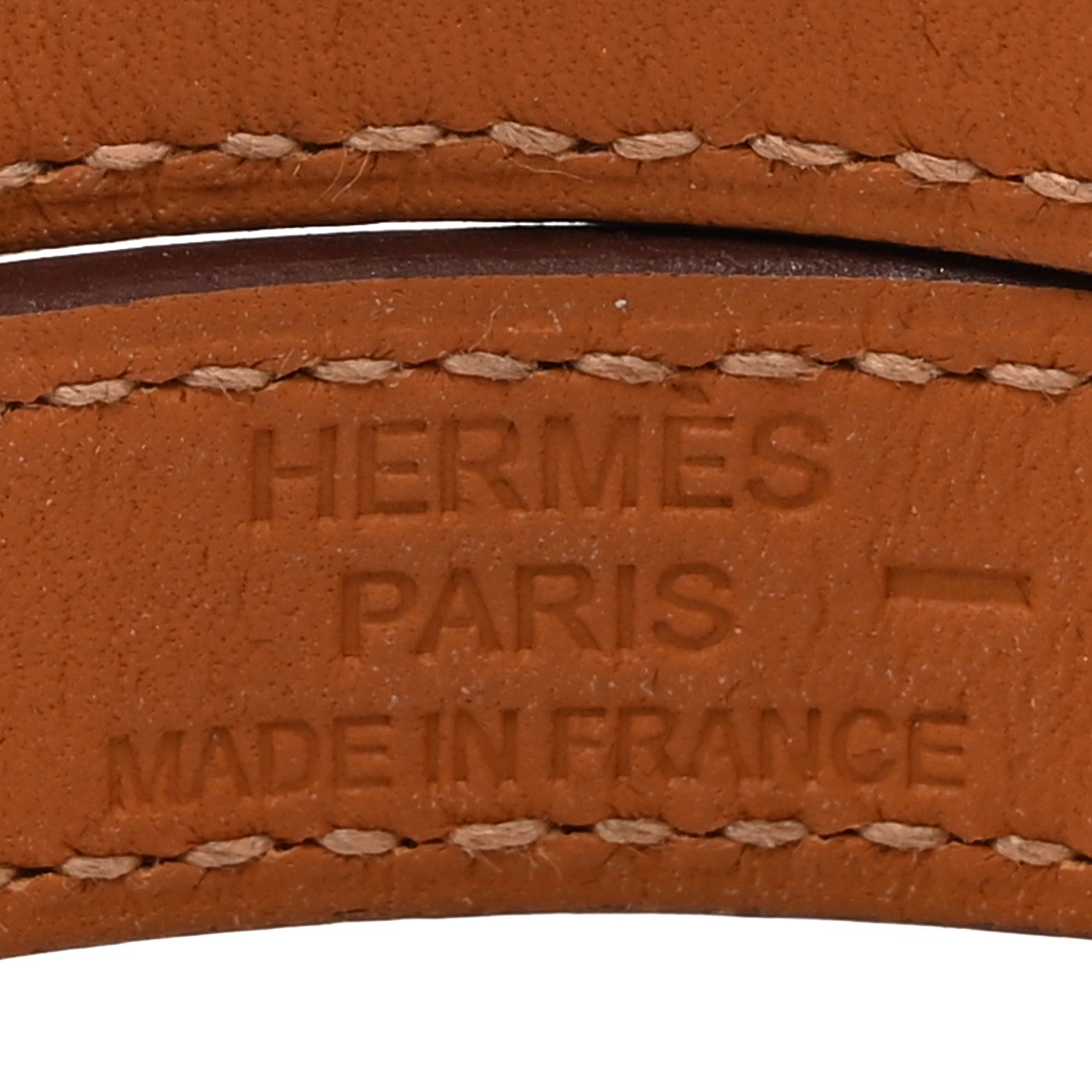 Hermes Lizard Kelly Double Tour Bracelet T2 Orange Poppy 4 of 6
