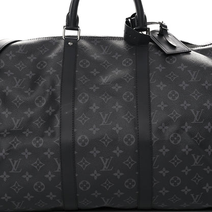 Louis Vuitton Monogram Eclipse Keepall Bandouliere 55 8 of 14