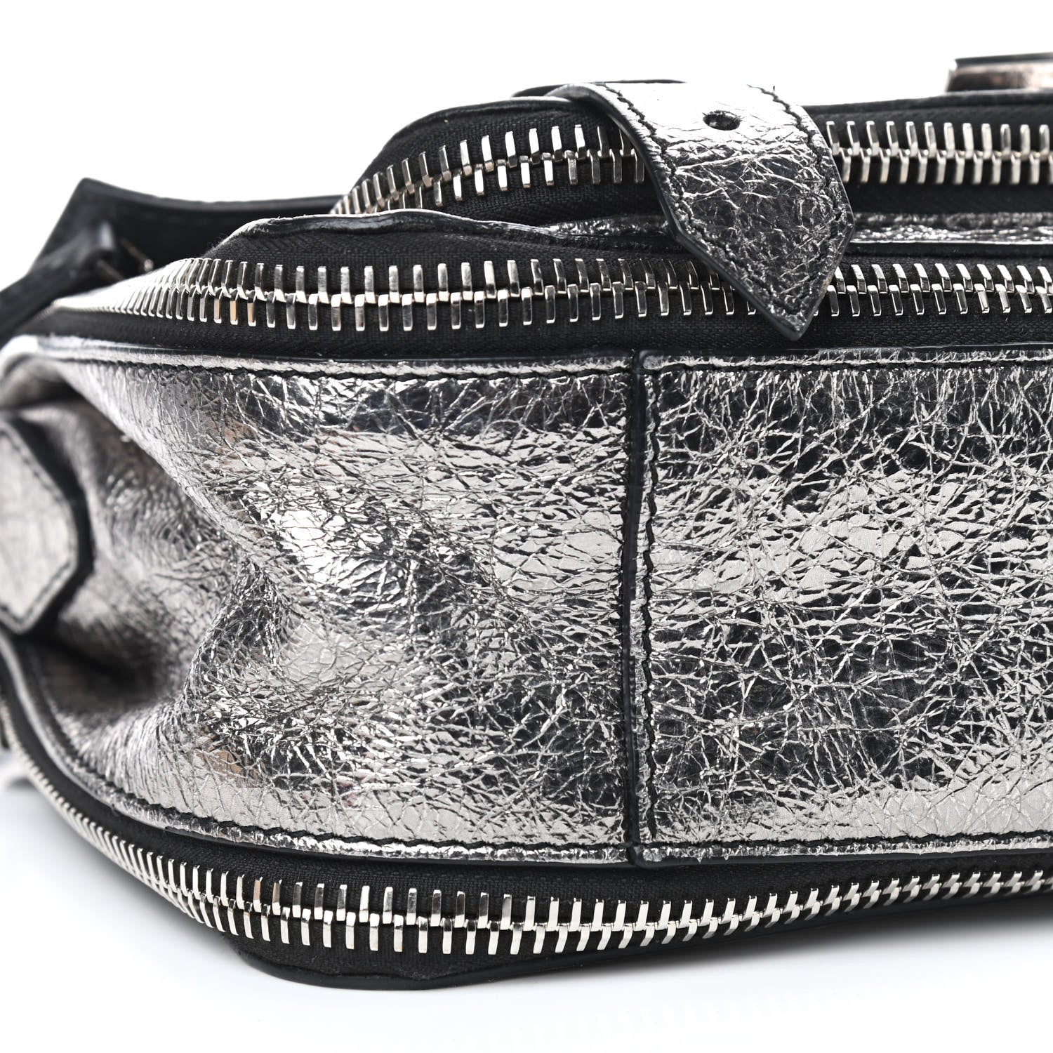 Proenza Schouler Metallic Lambskin PS1 Tiny Satchel Silver 6 of 9