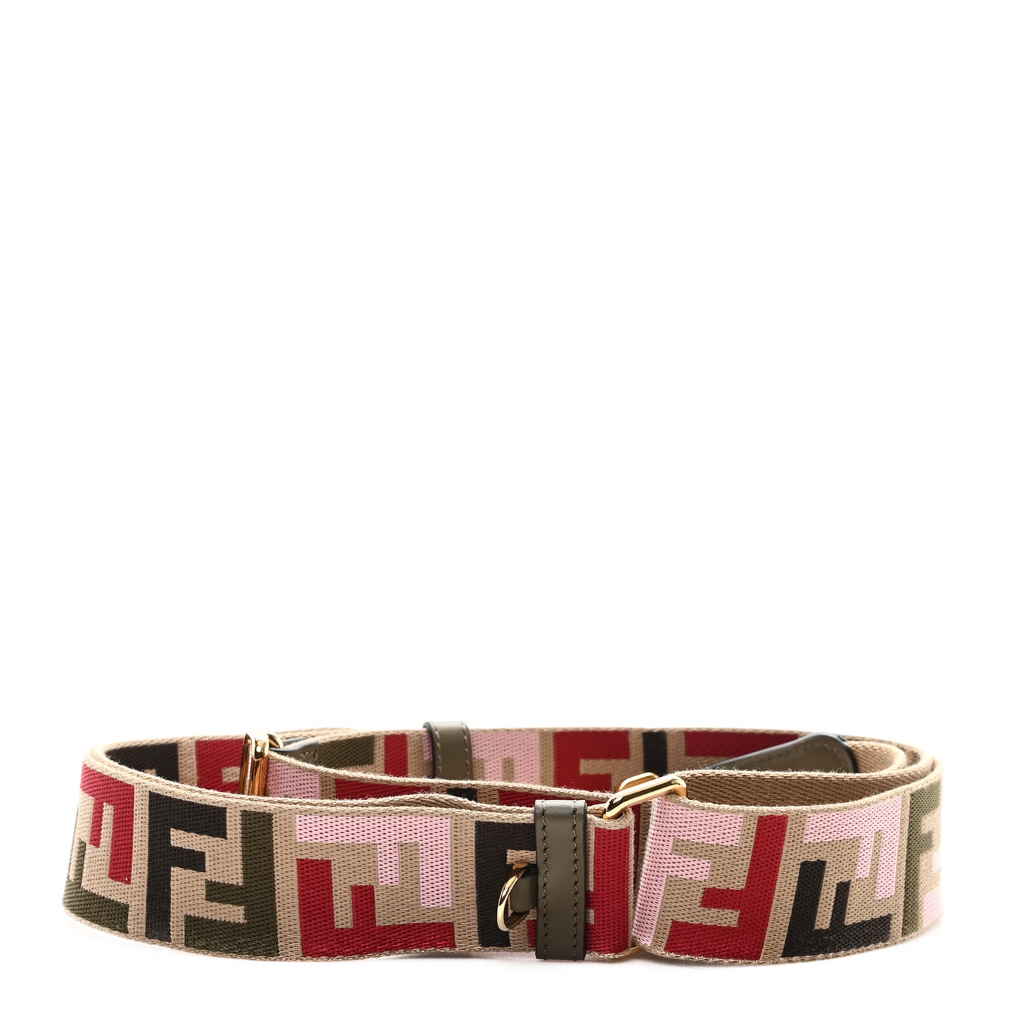 Canvas Calfskin FF 1974 Adjustable Strap You Multicolor Wood