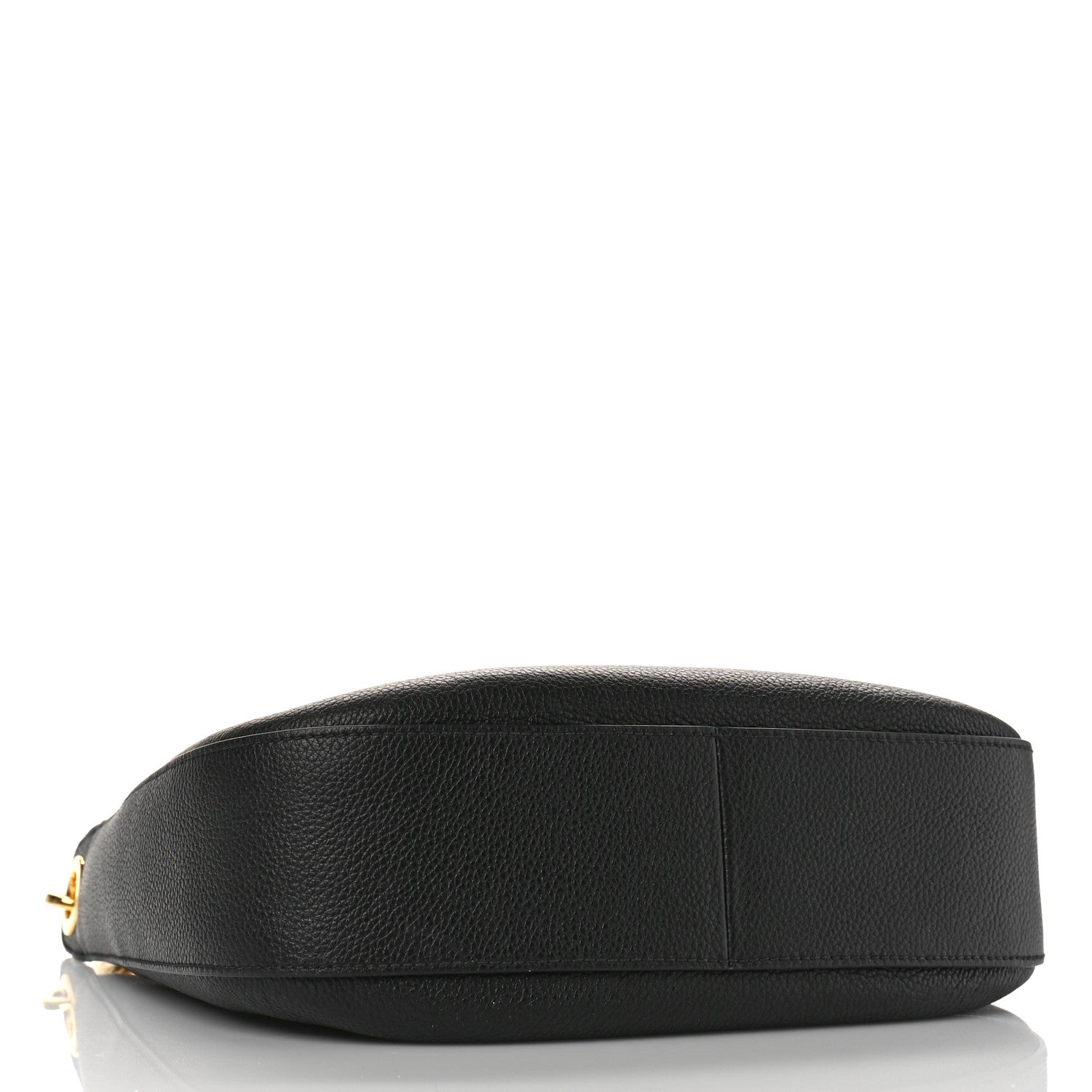 Prada Vitello Daino Zippered Messenger Hobo Black 4 of 8