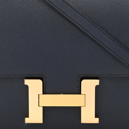 Hermes Epsom Constance 24 Bleu Indigo 7 of 10