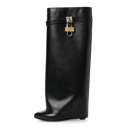 Givenchy Calfskin Shark Lock Pant Boots 39 Black 1 of 10