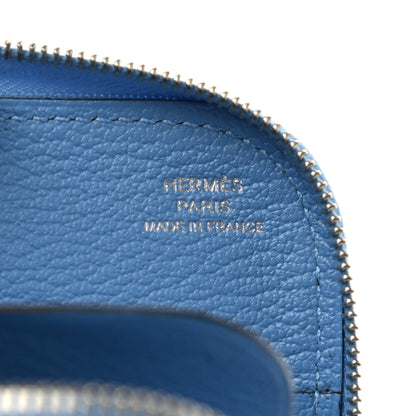 Hermes Evercolor Perforated Large Remix Voyage Wallet Bleu Paradis 7 of 8