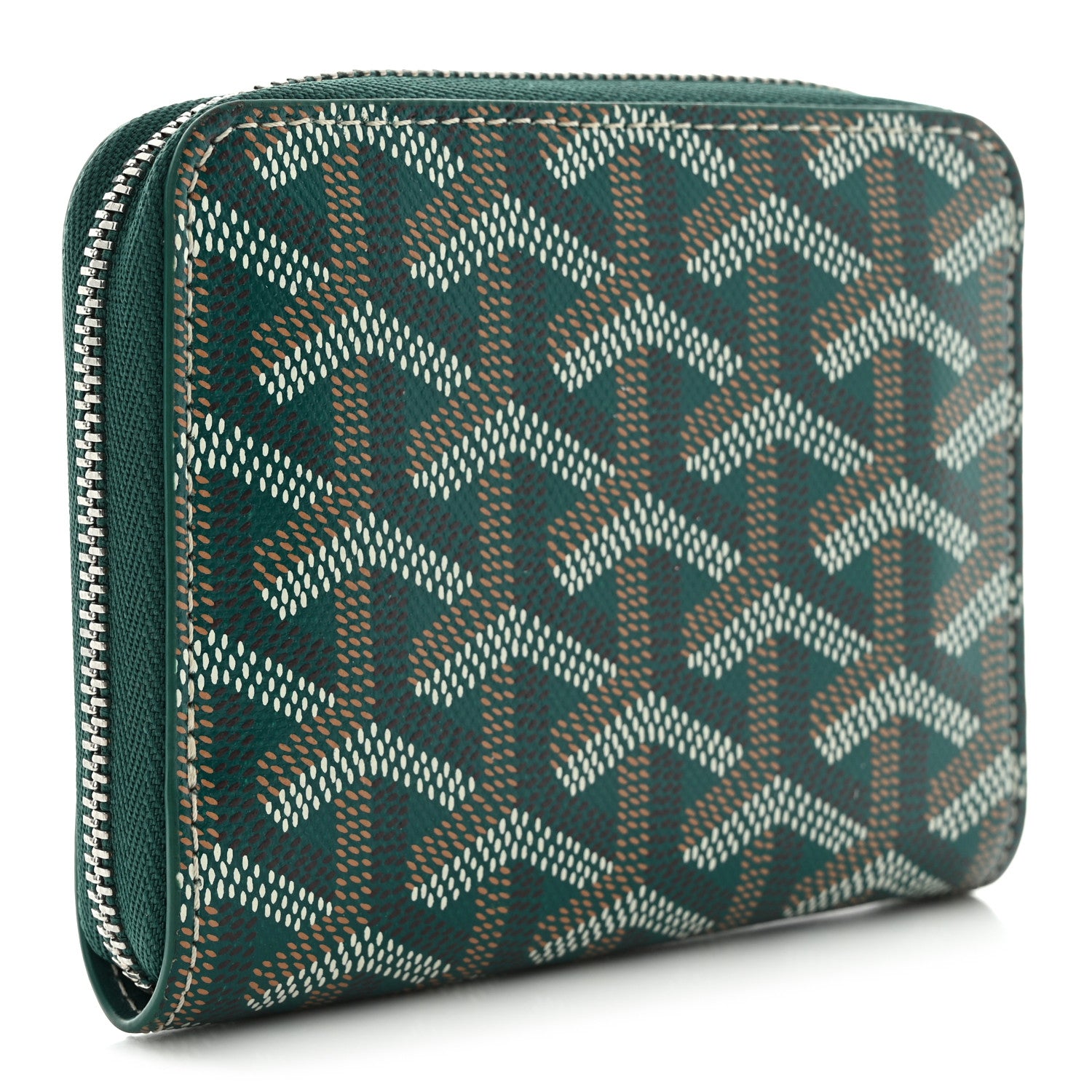 Goyard Goyardine Matignon PM Wallet Green 3 of 8