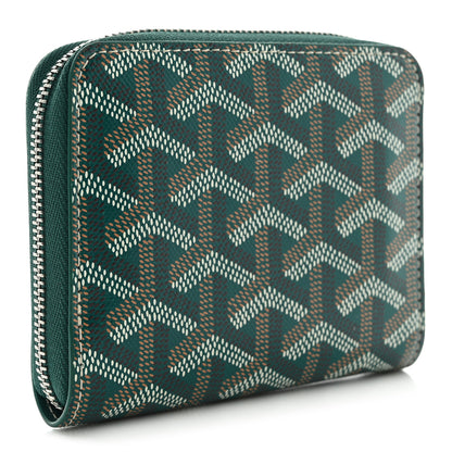 Goyard Goyardine Matignon PM Wallet Green 3 of 8