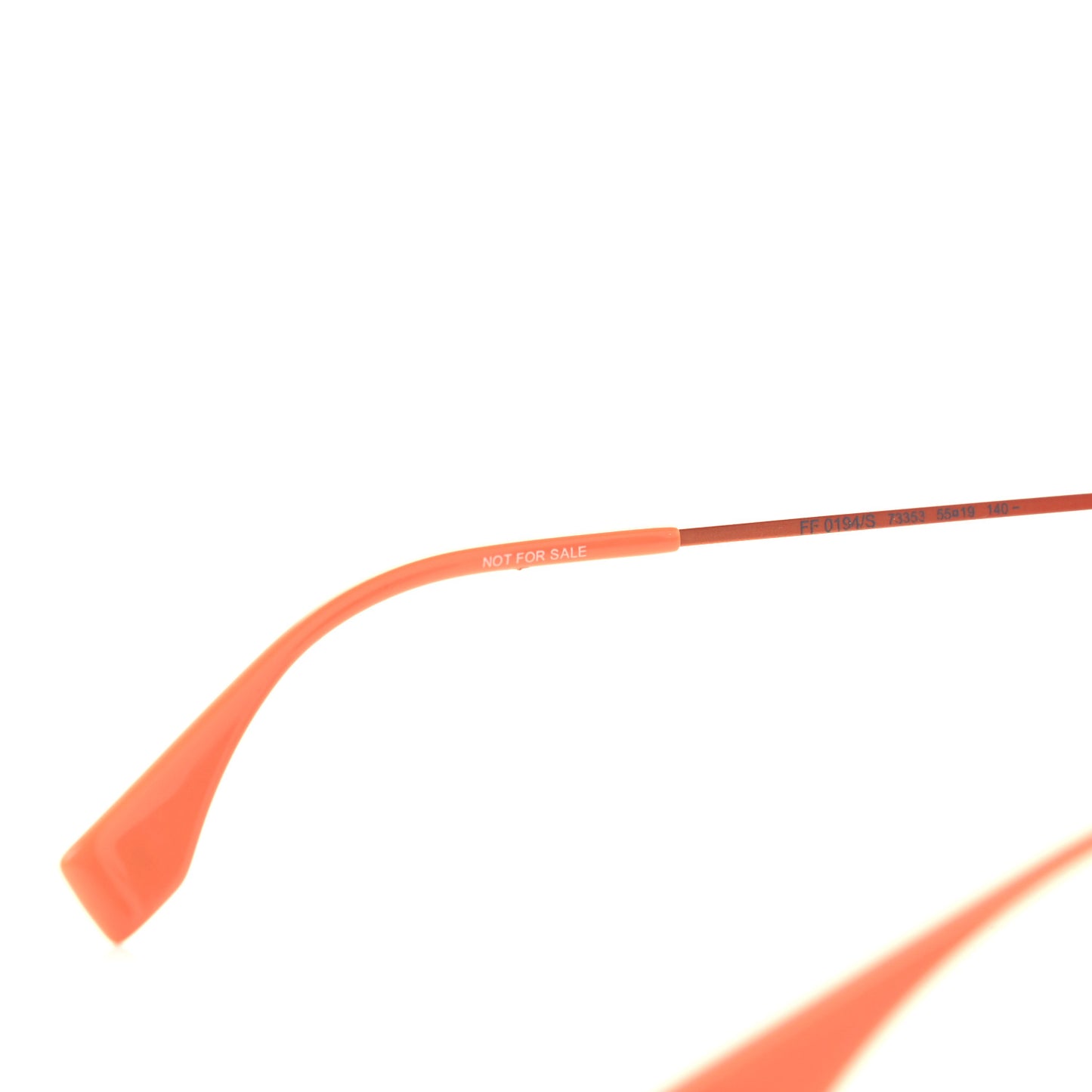 Metal Geometric Sunglasses FF 0194/S Orange