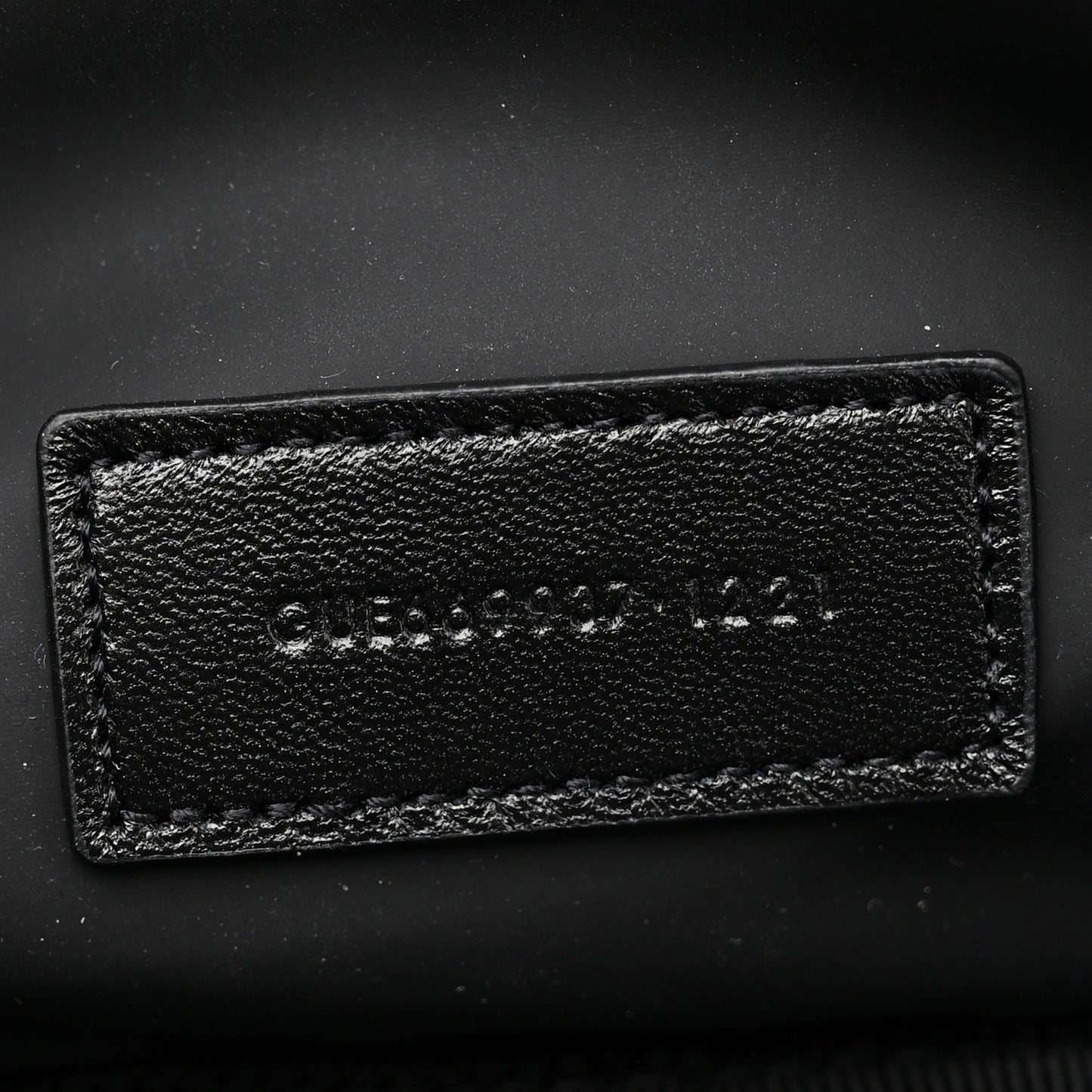 Lambskin Quilted Lolita Cosmetic Pouch Black