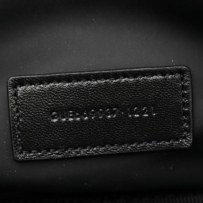 Saint Laurent Lambskin Quilted Lolita Cosmetic Pouch Black 7 of 7
