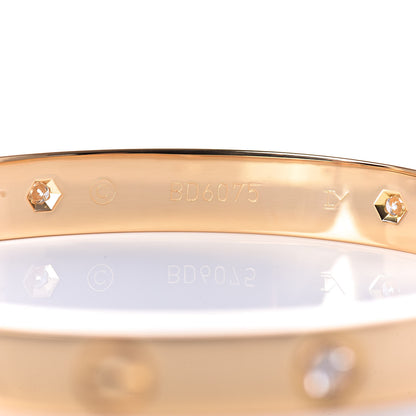Cartier 18K Yellow Gold 6 Diamond LOVE Bracelet 16 5 of 7