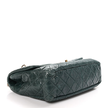 Chanel Glazed Calfskin Castle Rock Medium Flap Green 4 of 11