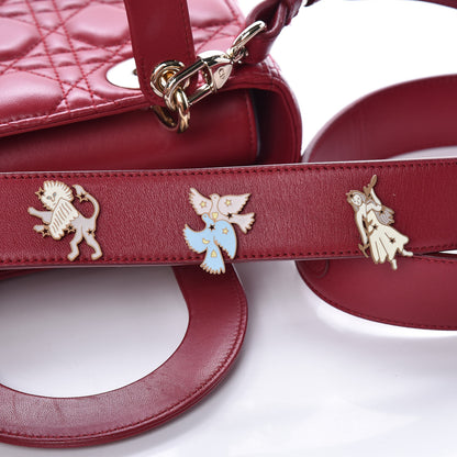 Christian Dior Lambskin Cannage Small My Lady Dior Red 11 of 11